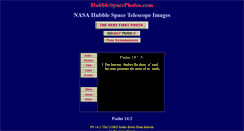 Desktop Screenshot of hubblespacephotos.com